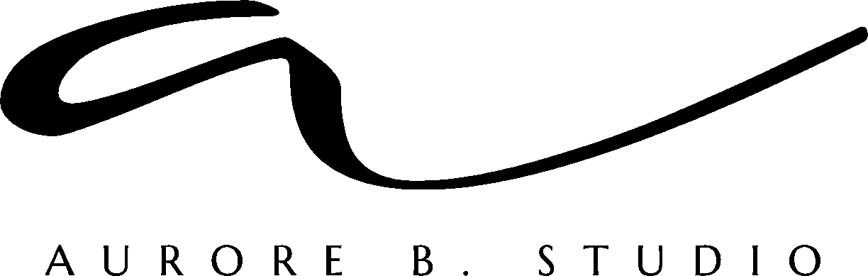 logo aurore b studio noir